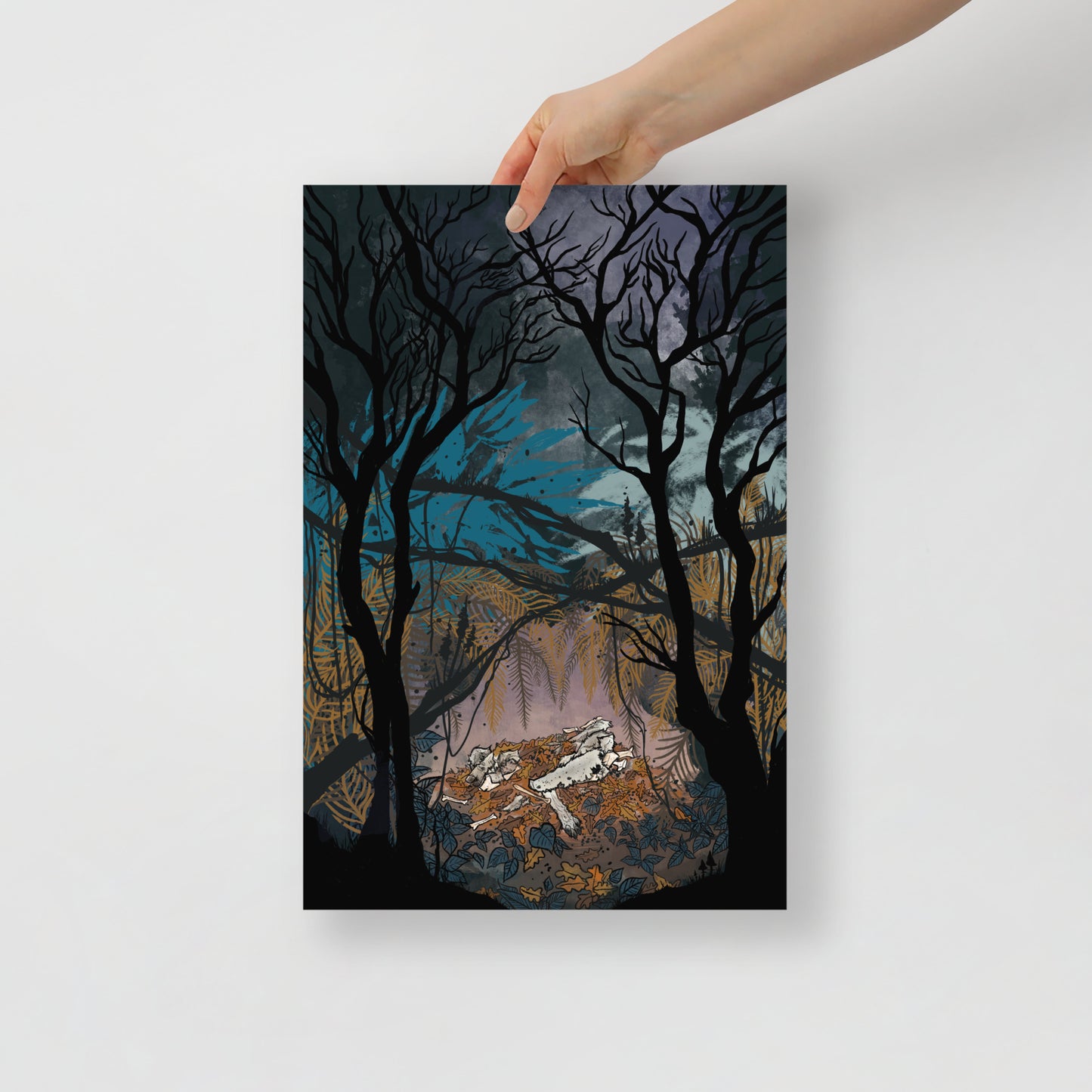 These Old Bones Art Print (12 x 18 in)