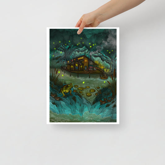 Swamp Hideaway (12 x 16 in)